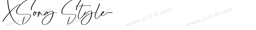 XSong Style字体转换